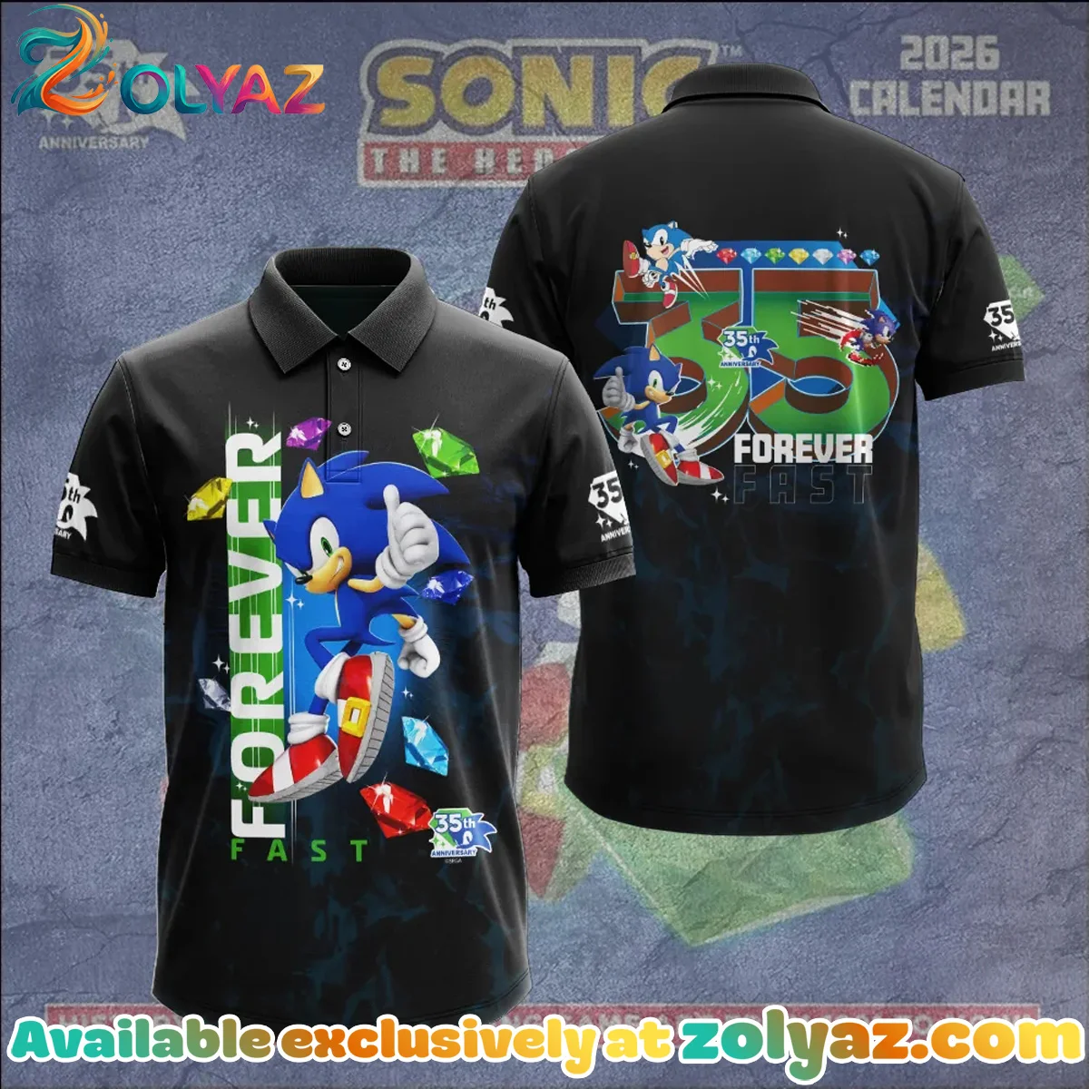 Sonic the Hedgehog T-Shirt & Hoodie (Style 4) Sonic the Hedgehog T-Shirt & Hoodie (Style 4)