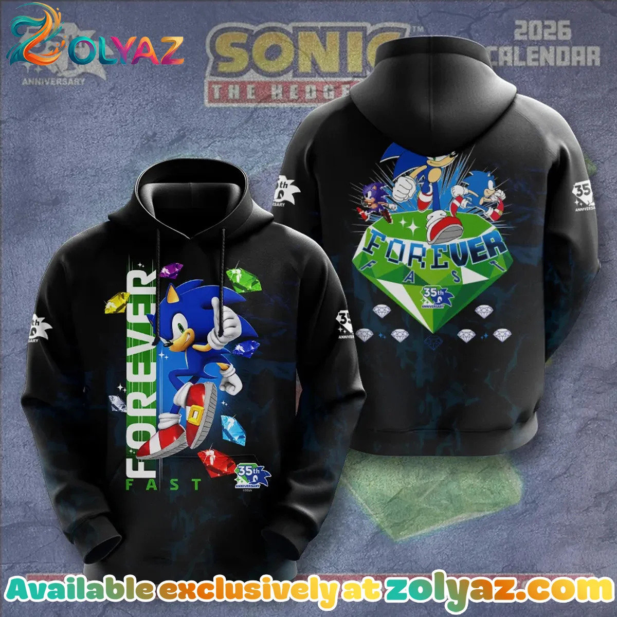 Sonic the Hedgehog T-Shirt & Hoodie - Part 6 Sonic the Hedgehog T-Shirt & Hoodie - Part 6