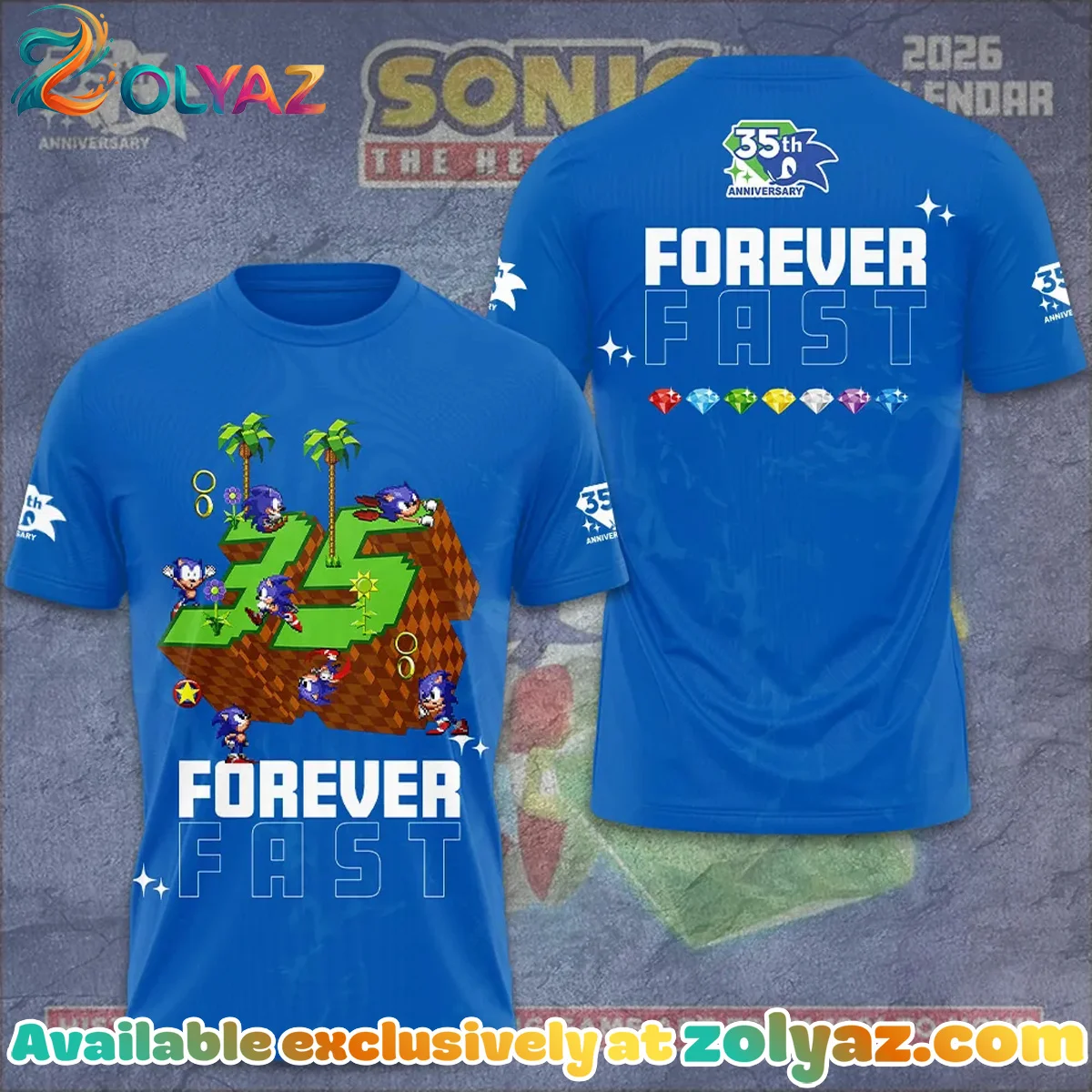 Sonic the Hedgehog T-Shirt & Hoodie (Release 7)