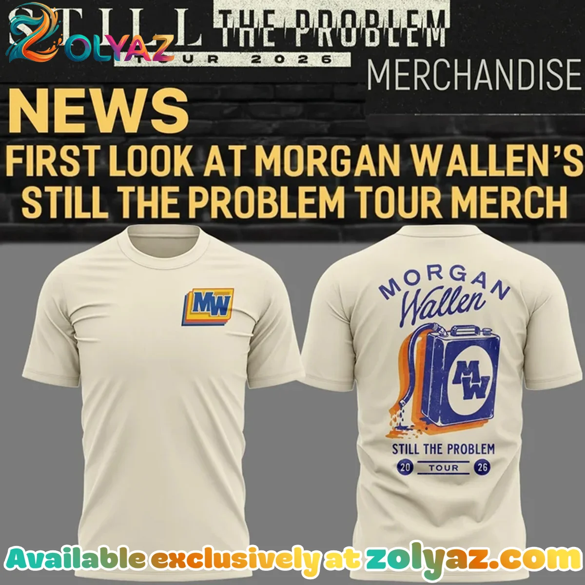 Morgan Wallen Still The Problem Tour Shirt & Hoodie [Batch 1]