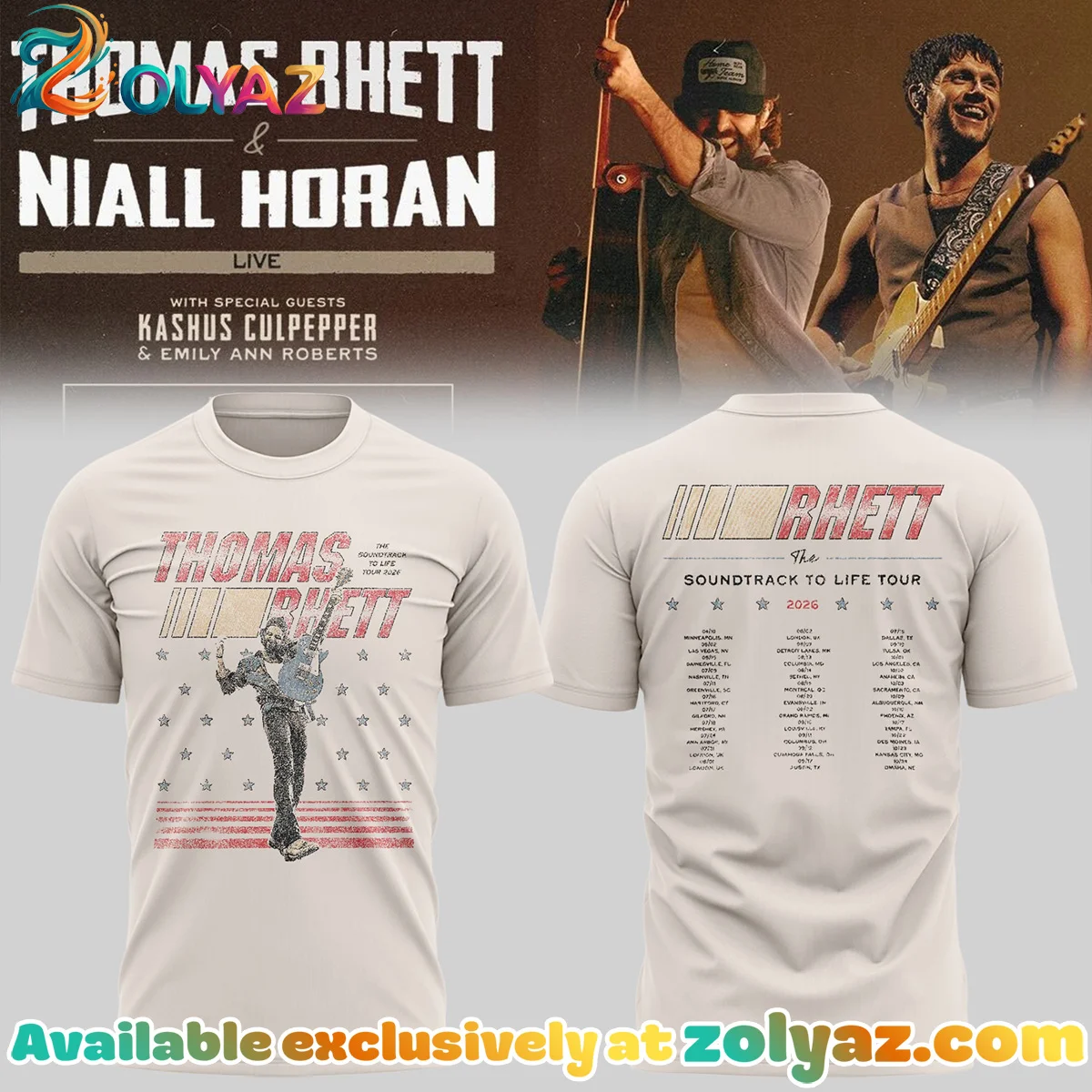 The Soundtrack to Life Tour T-Shirt & Hoodie (Style 7)