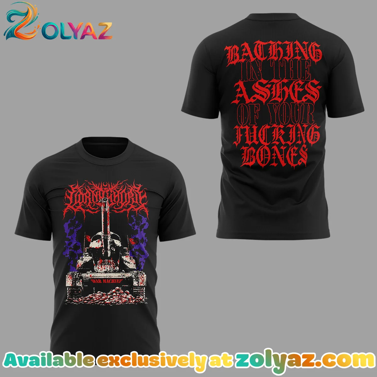 The Sweat and Blood Tour Shirt & Hoodie - Part 2