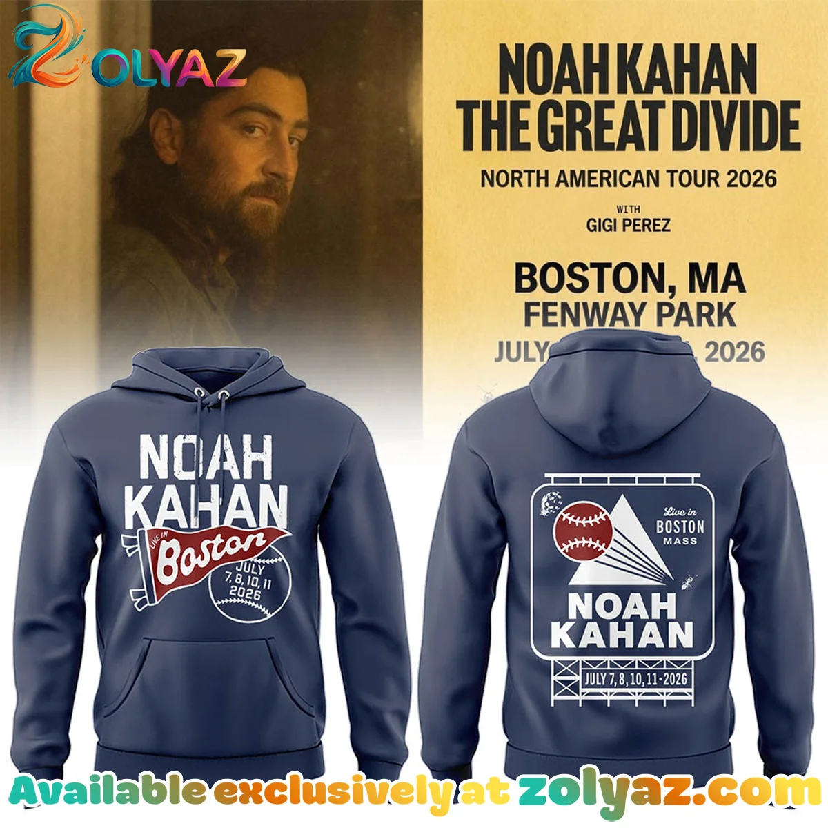 The Great Divide Tour Fenway Park Boston Shirt & Hoodie - Series 1