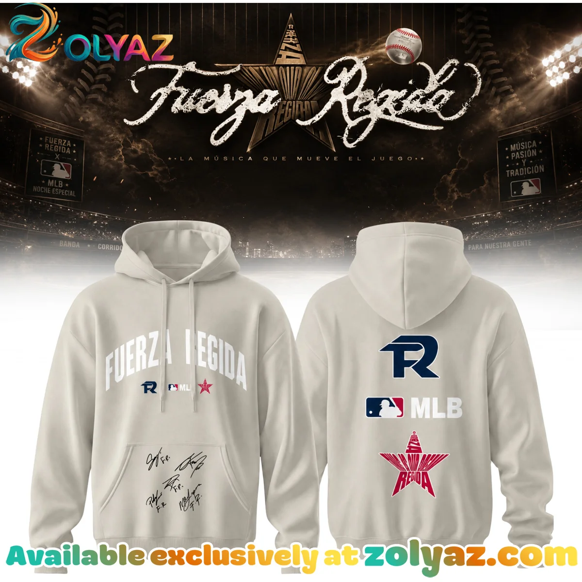 MLB x Fuerza Regida This Is Our Dream Stadium Tour Shirt & Hoodie [Batch 2]