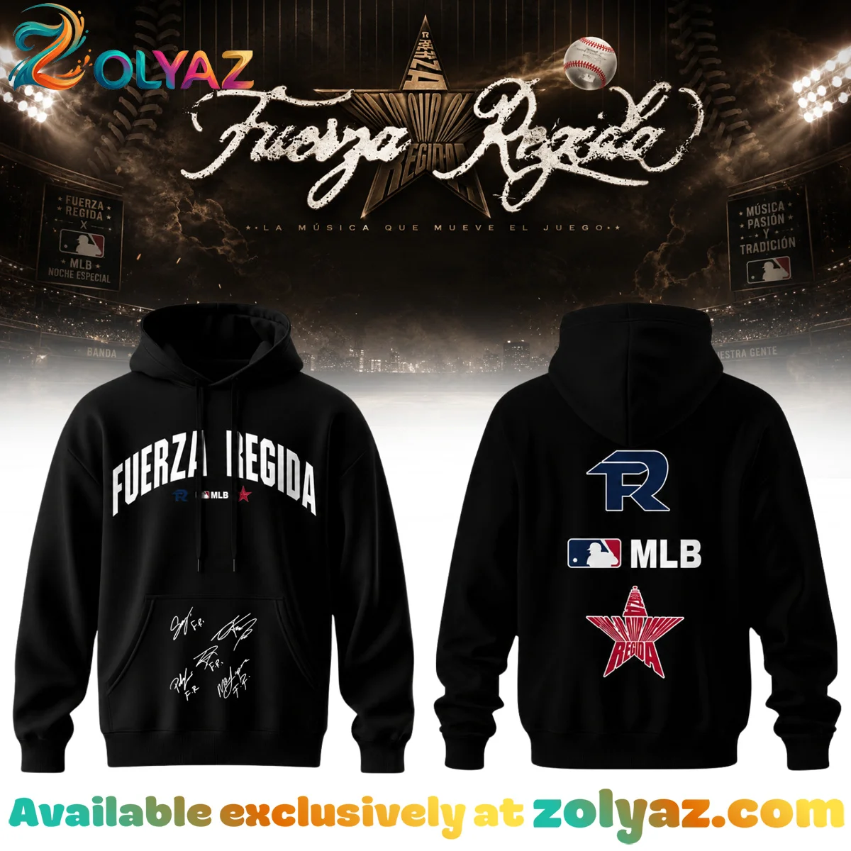 MLB x Fuerza Regida This Is Our Dream Stadium Tour Shirt & Hoodie - Series 1