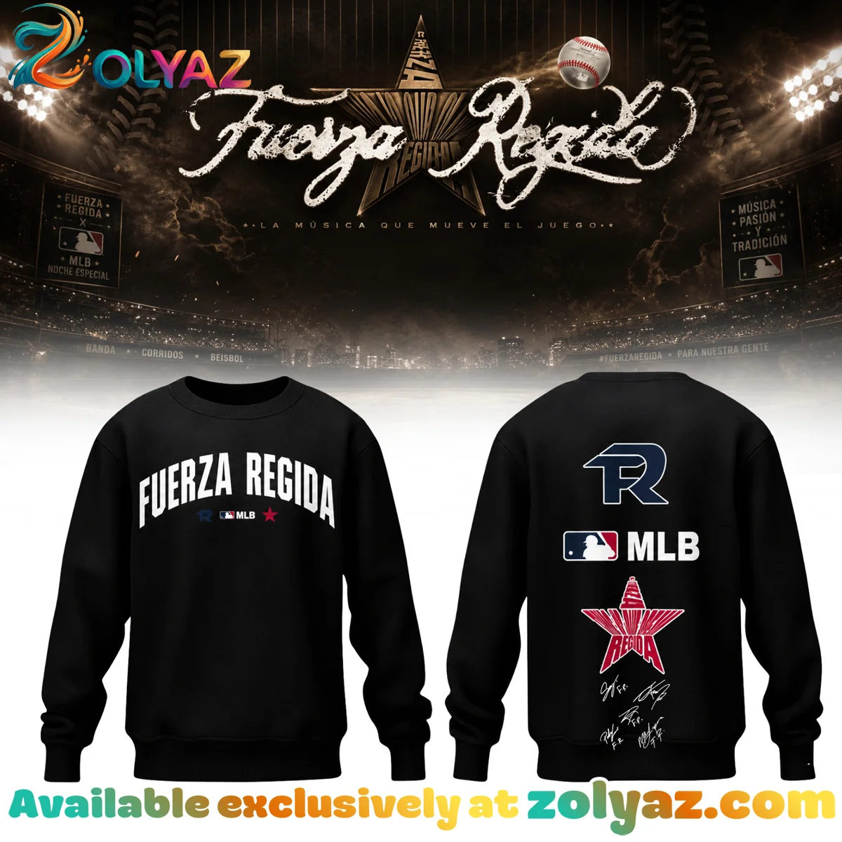 MLB x Fuerza Regida This Is Our Dream Stadium Tour Shirt & Hoodie (Design 3)