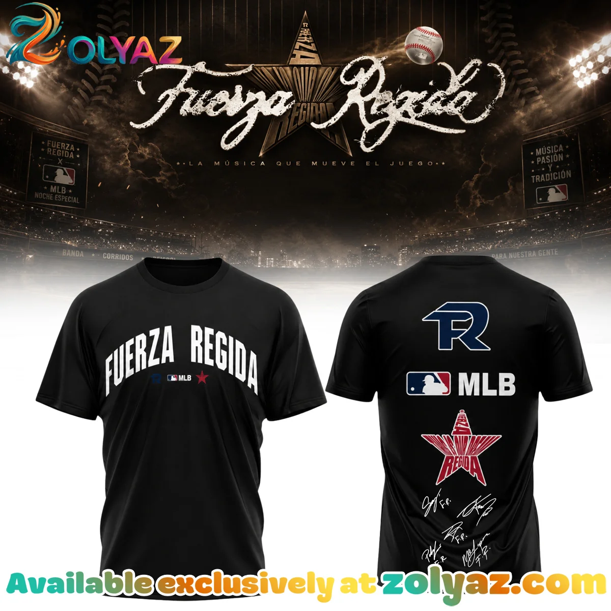 MLB x Fuerza Regida This Is Our Dream Stadium Tour T-Shirt & Hoodie - Series 2