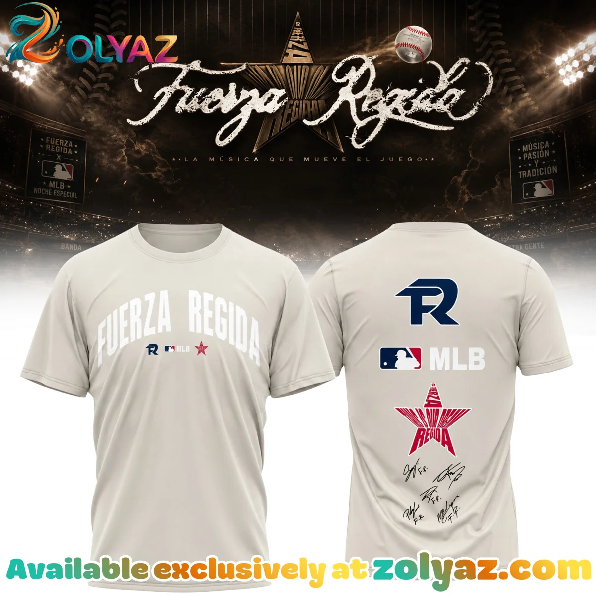 MLB x Fuerza Regida This Is Our Dream Stadium Tour Shirt & Hoodie (Design 3)