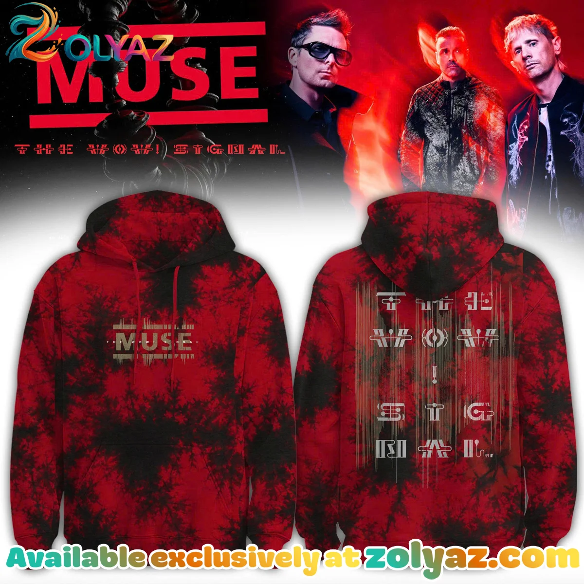 Muse The Wow Signal Tour T-Shirt & Hoodie - Part 7
