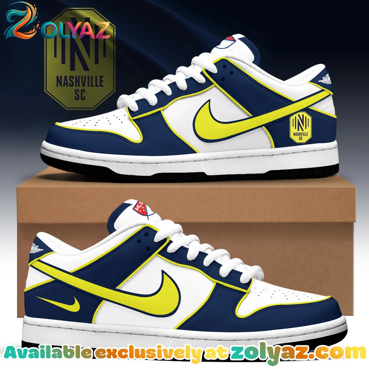 Nashville SC Custom Air Force 1 & Jordan 1 Shoes