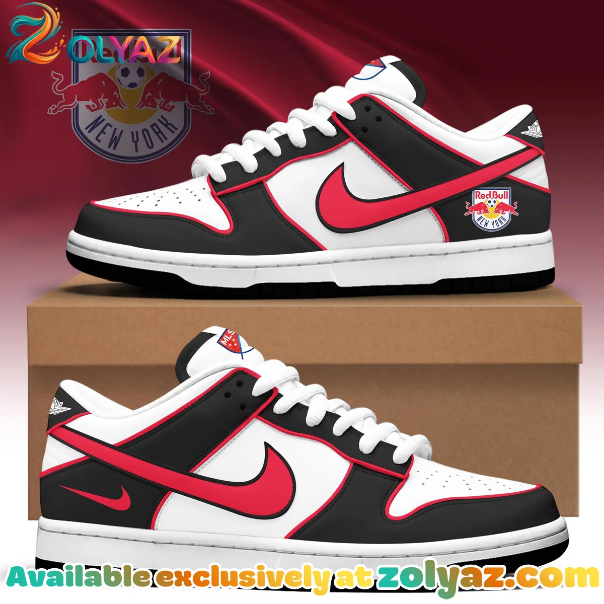New York Red Bulls Custom Air Force 1 & Jordan 1 Shoes