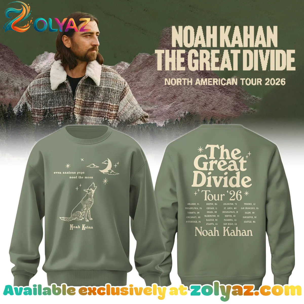Noah Kahan The Great Divide Orbiter Shirt & Hoodie - Series 7
