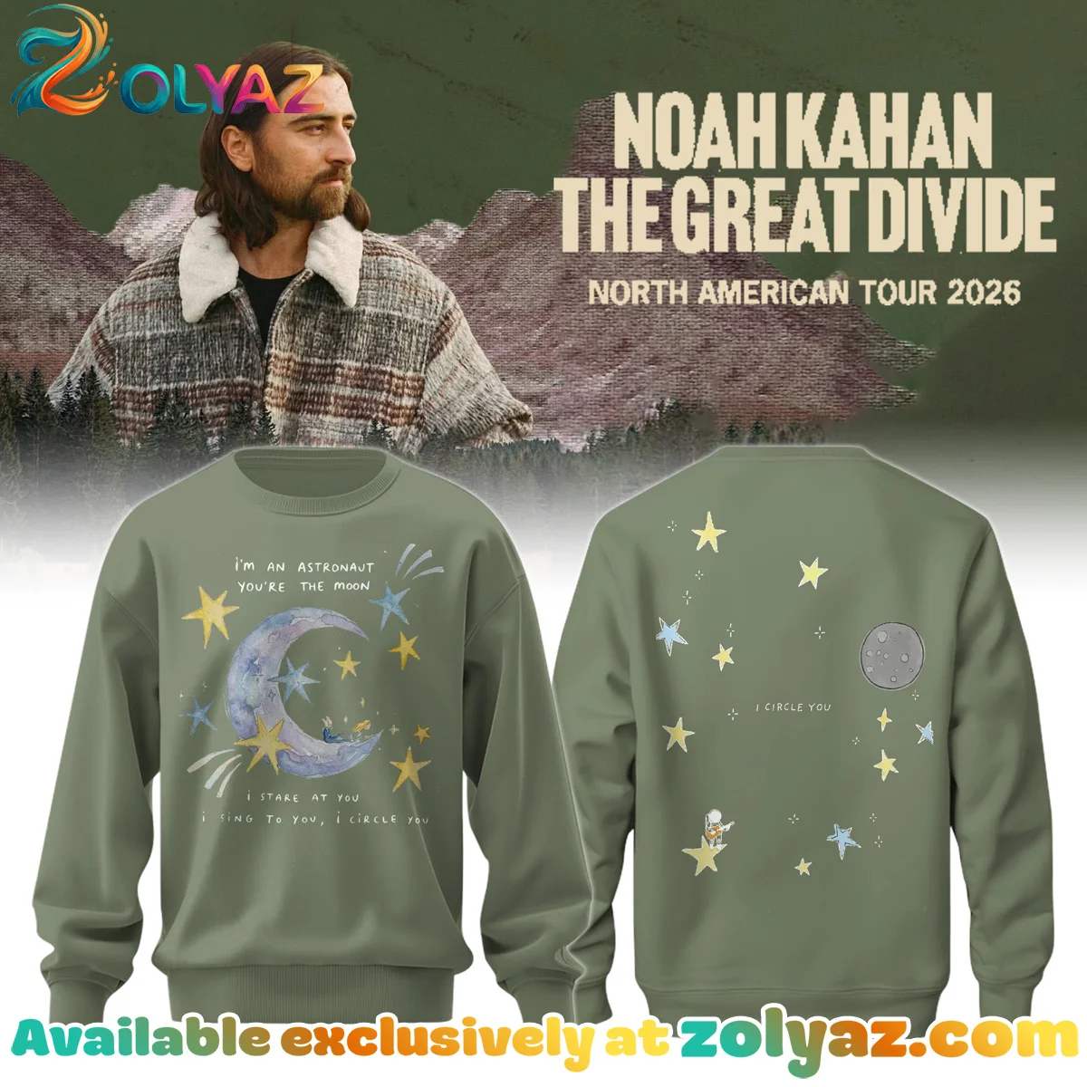 Noah Kahan The Great Divide Orbiter Shirt & Hoodie - Variant 9