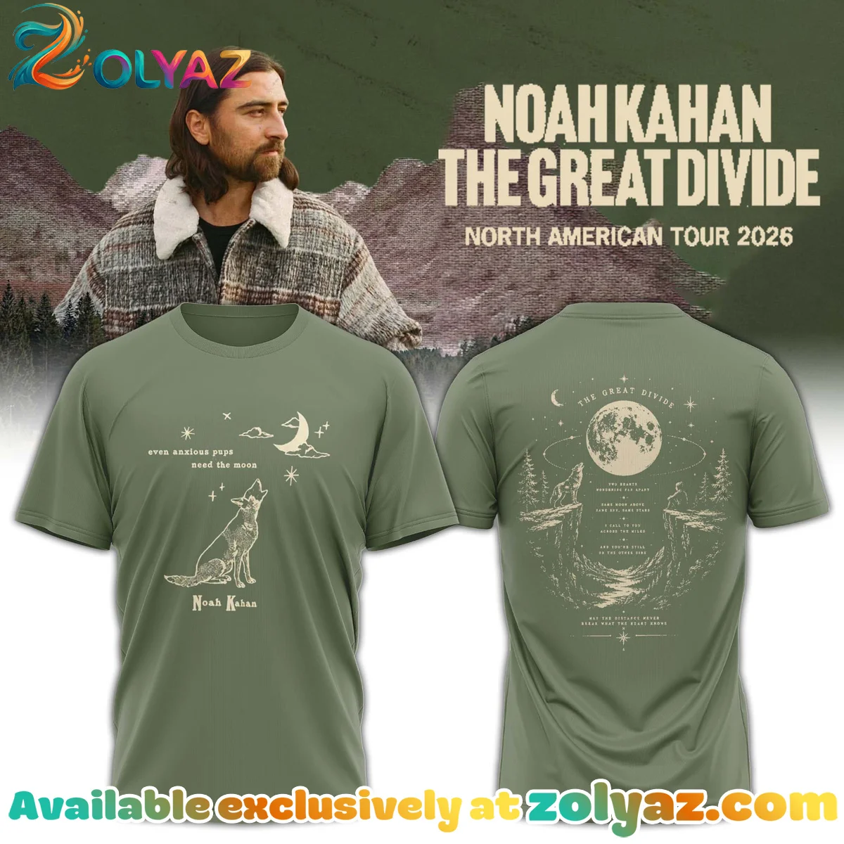 Noah Kahan The Great Divide Orbiter T-Shirt & Hoodie - Series 3