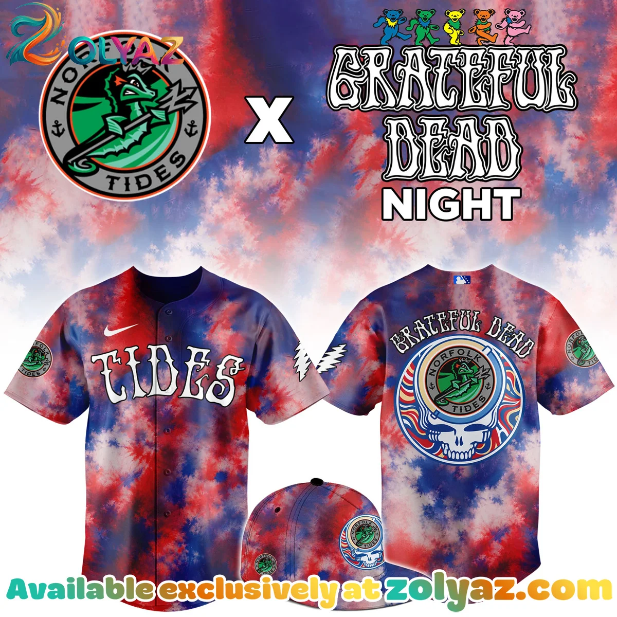 Norfolk Tides x Grateful Dead Jersey