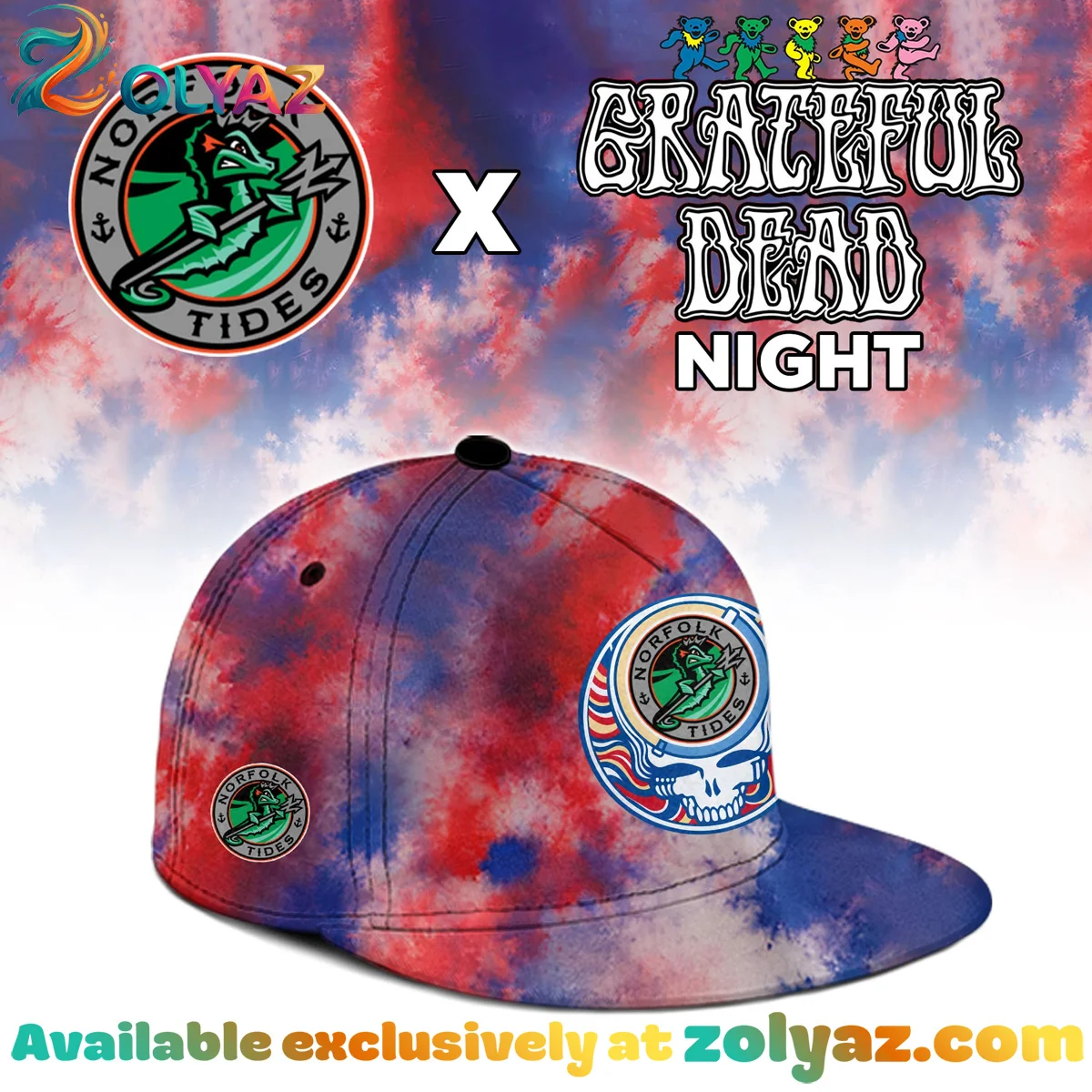 Norfolk Tides x Grateful Dead Jersey Norfolk Tides x Grateful Dead Jersey