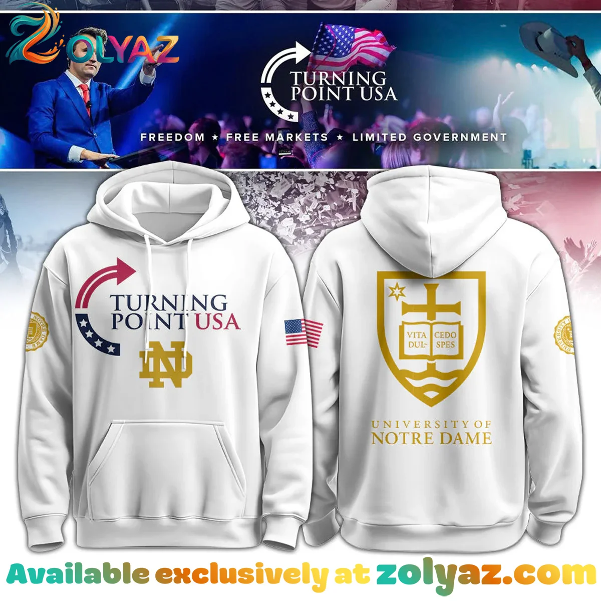 Notre Dame Campus Freedom Shirt & Hoodie - Series 5