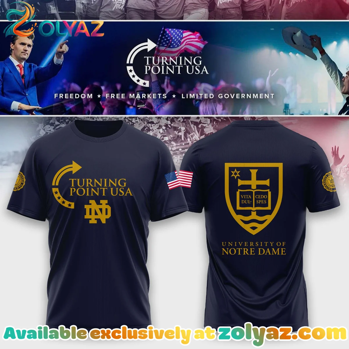 Notre Dame Campus Freedom Shirt & Hoodie - Series 3