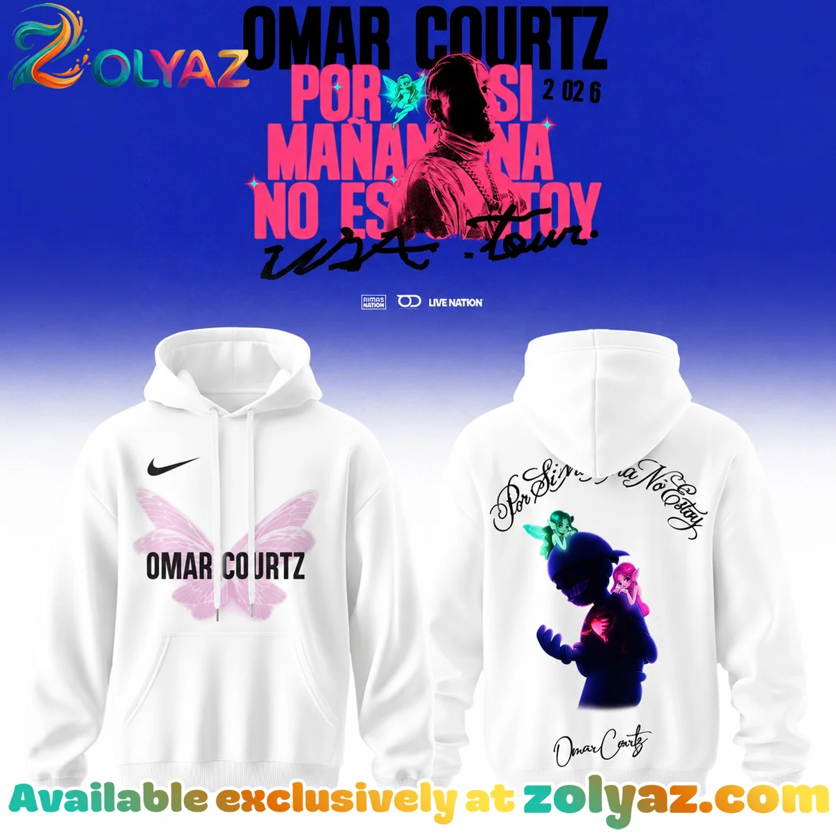 Omar Courtz Por Si Mañana No Estoy T-Shirt & Hoodie (Style 1)