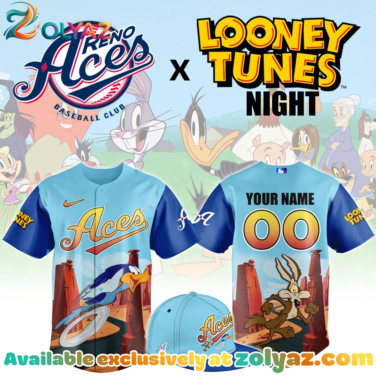 Reno Aces x Looney Tunes Jersey