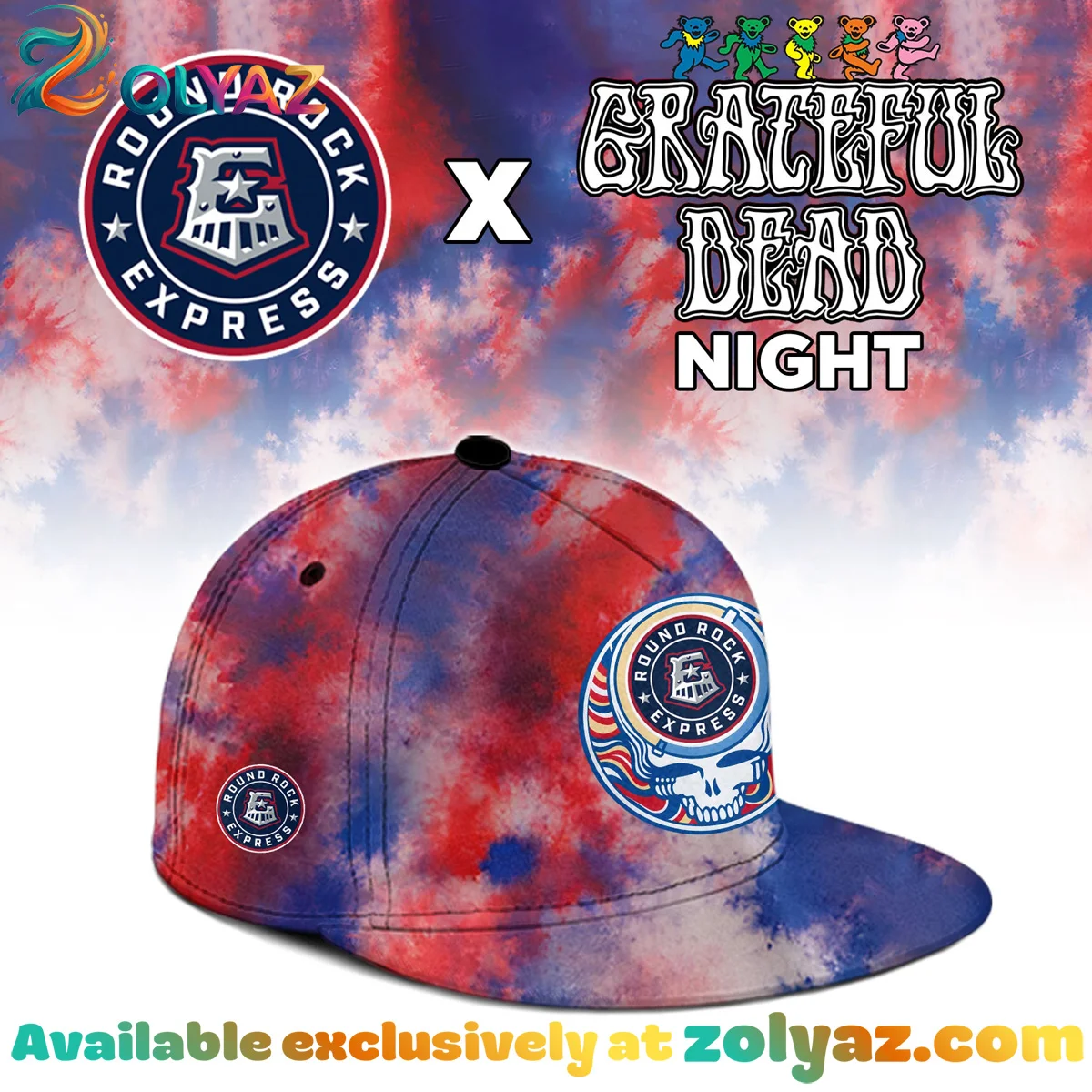 Round Rock Express x Grateful Dead Jersey Round Rock Express x Grateful Dead Jersey