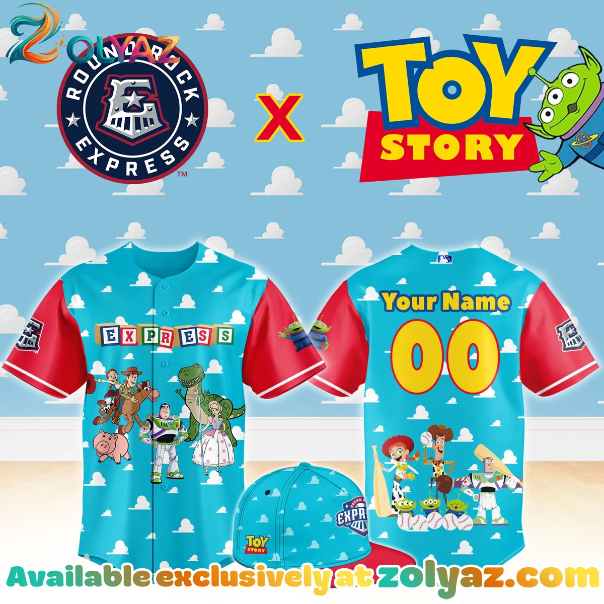 Round Rock Express x Toy Story Jersey