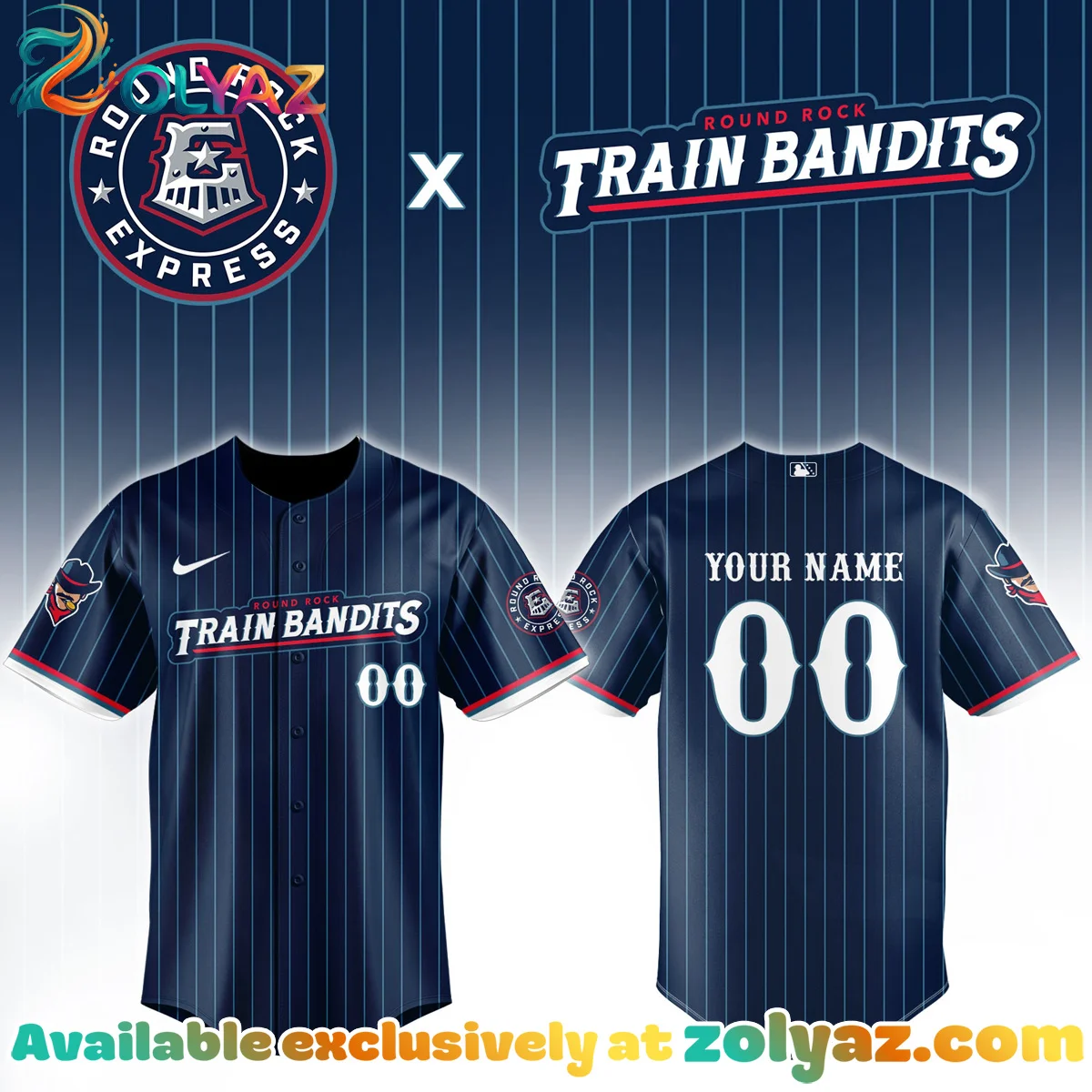 Round Rock Express Train Bandits Jersey Round Rock Express Train Bandits Jersey