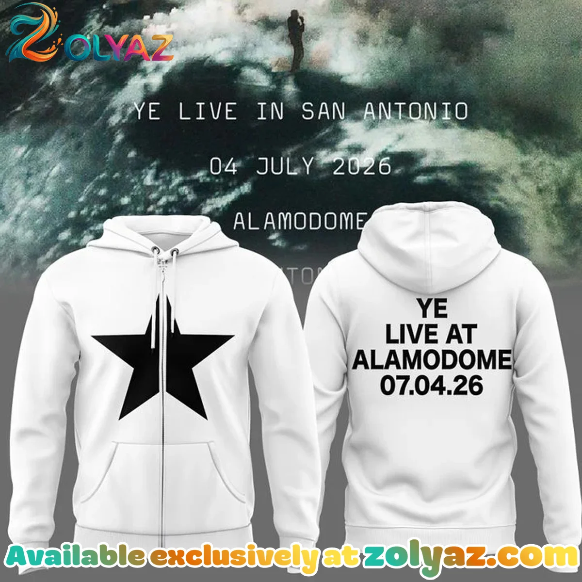 San Antonio Ye Live Concert Tour Alamodome Stadium T-Shirt & Hoodie (Design 4)