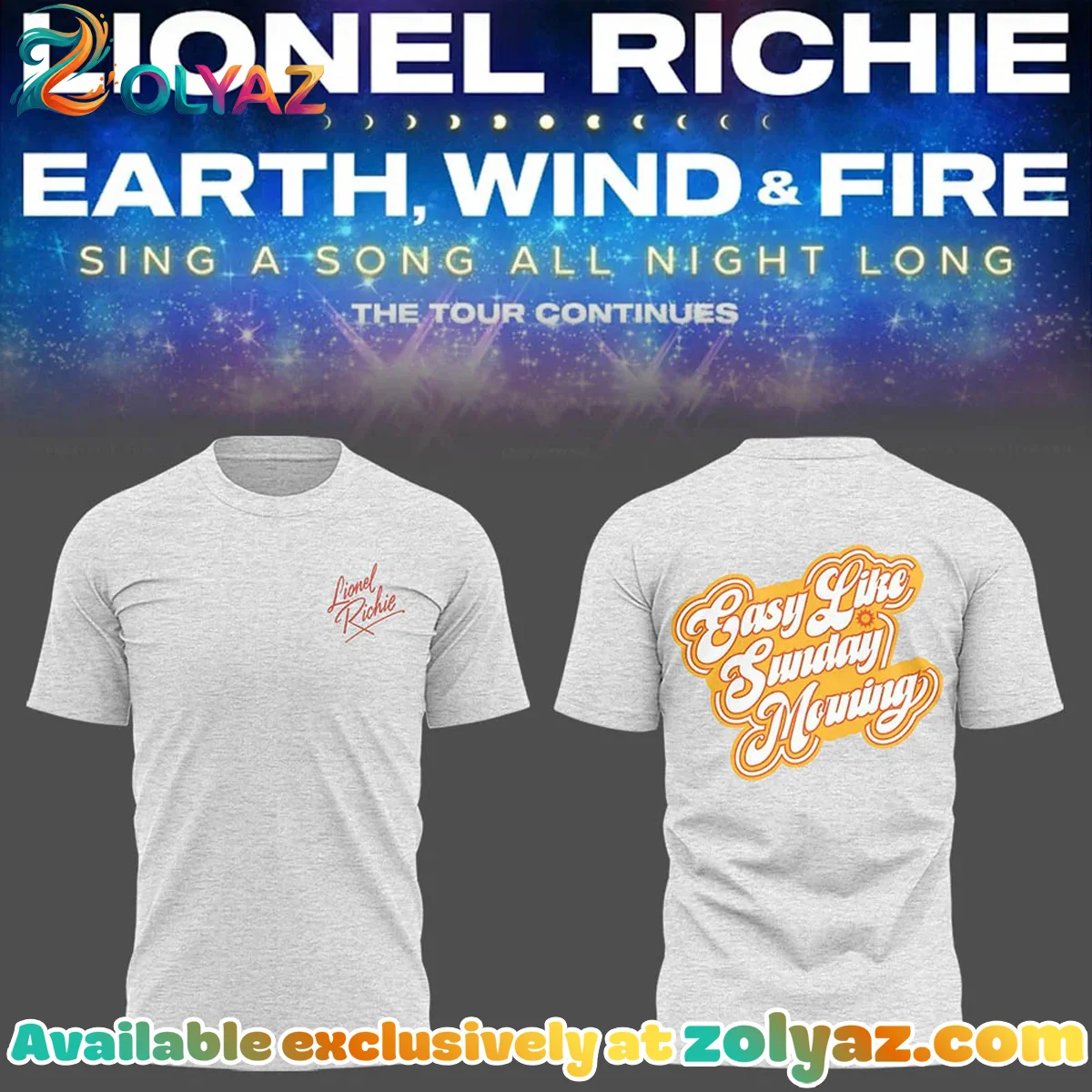 Sing A Song All Night Long Tour T-Shirt & Hoodie (Design 3)