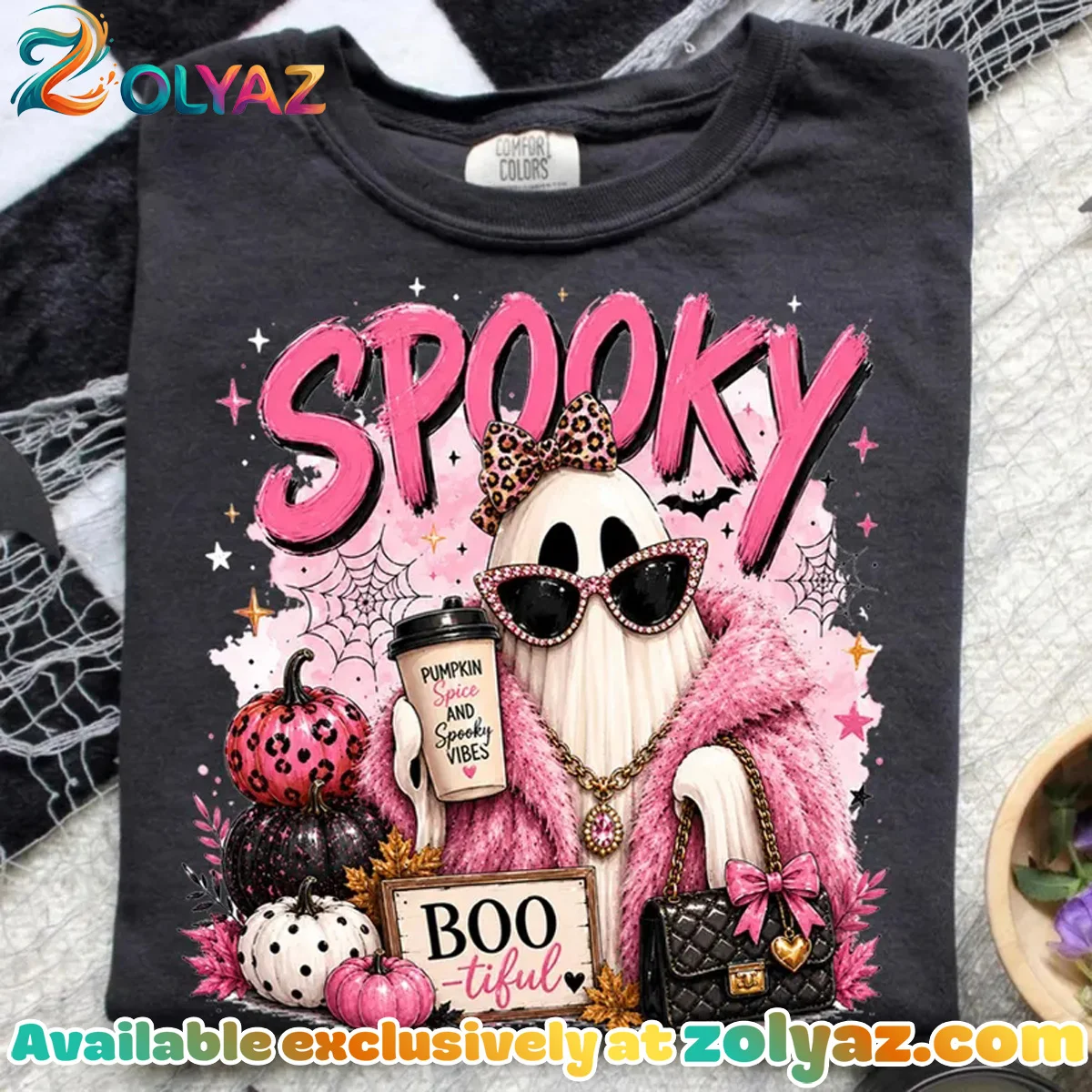 Glam Ghost T-Shirt & Hoodie