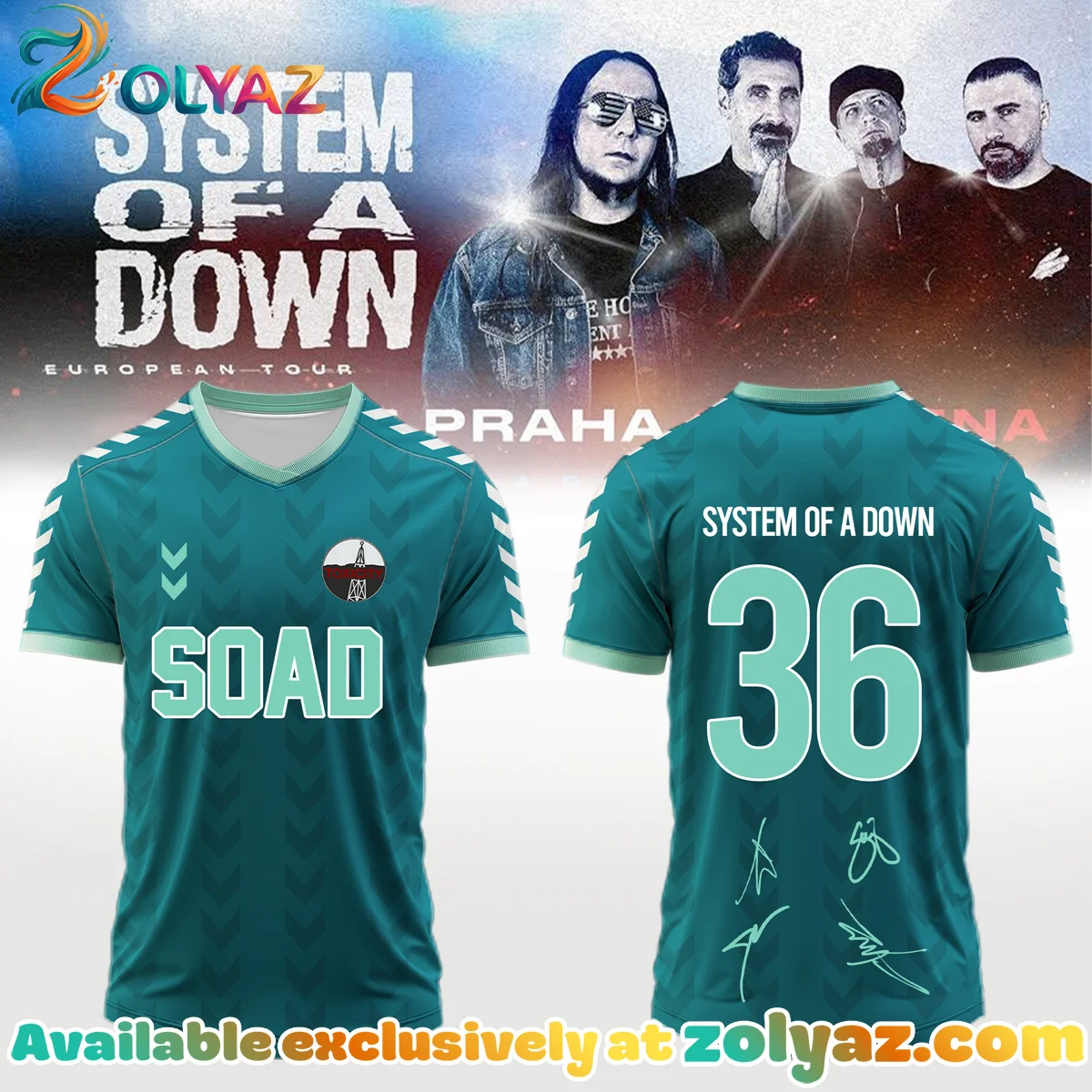 System of a Down Europe UK Stadium Tour Jersey [Drop 8]