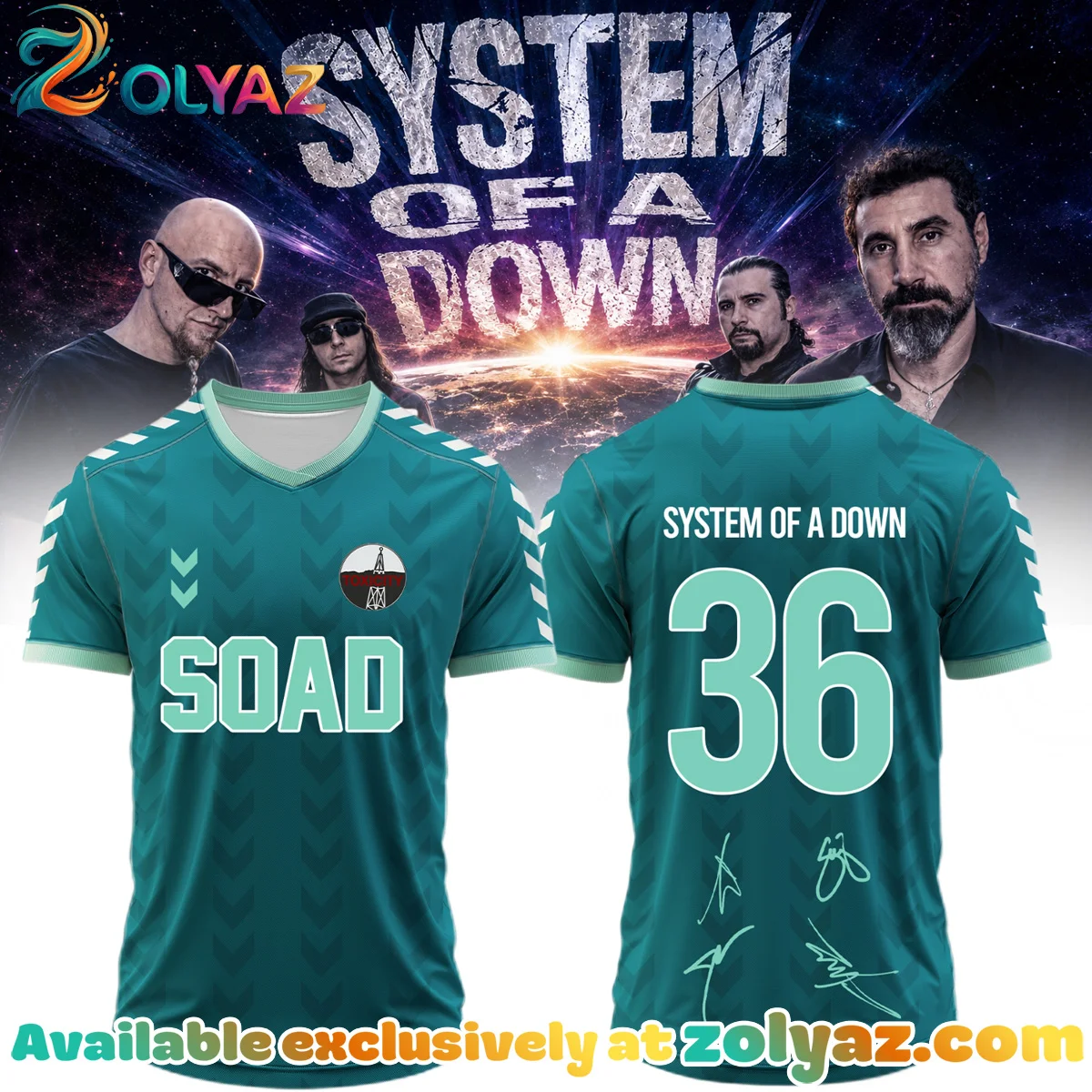 System of a Down Europe UK Stadium Tour Jersey (Release 15)