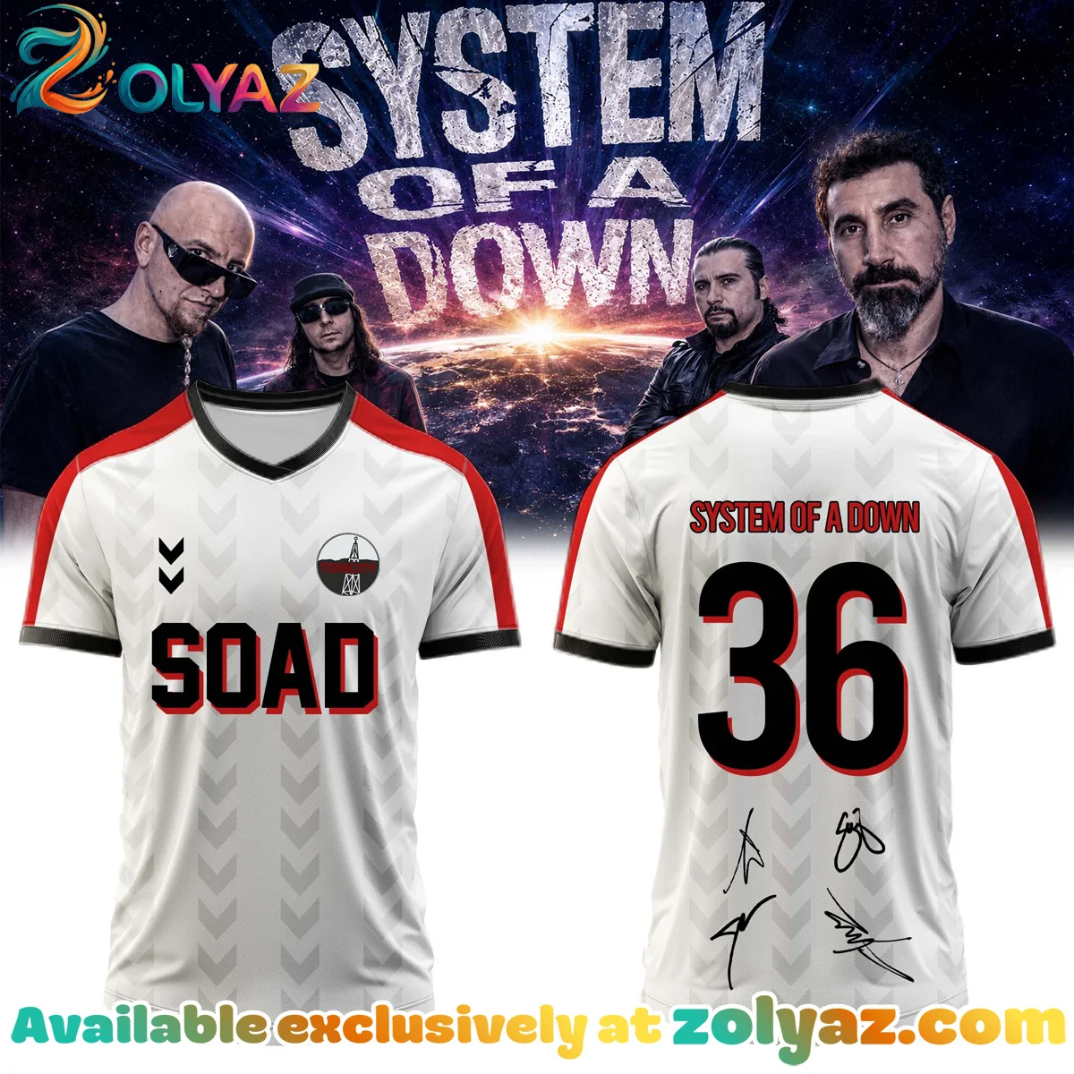 System of a Down Europe UK Stadium Tour Jersey [Drop 16]