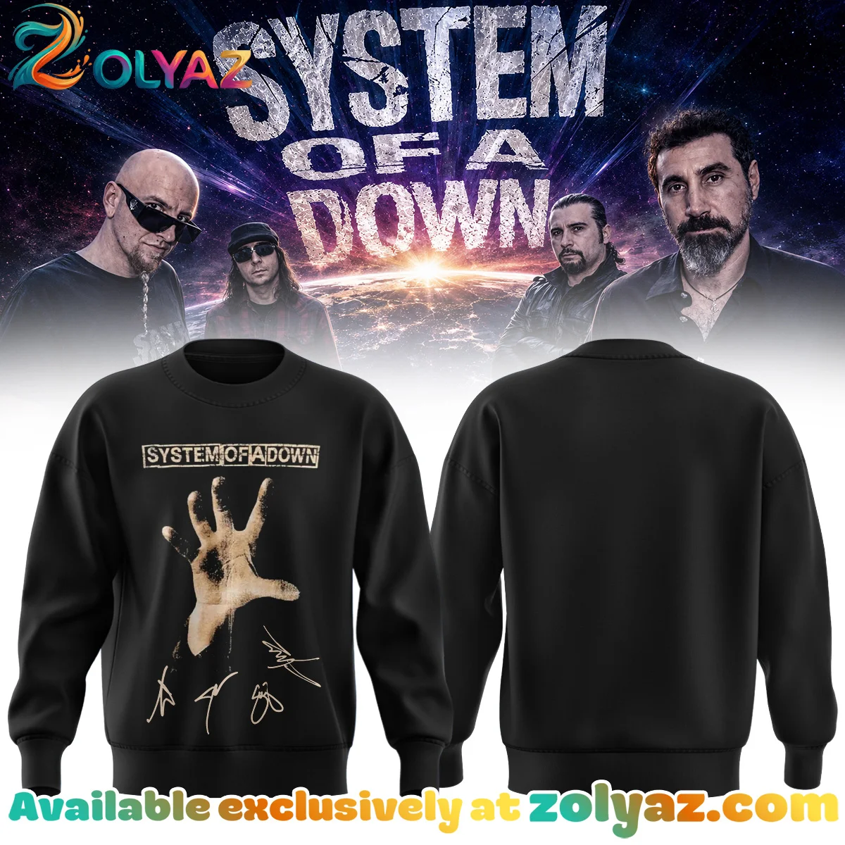 System of a Down Europe UK Stadium Tour T-Shirt & Hoodie - Series 20