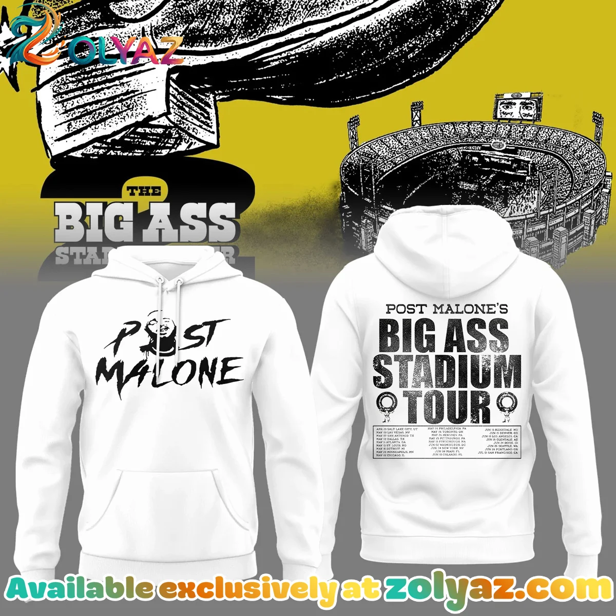 The Big Ass Stadium Tour Shirt & Hoodie - Series 11