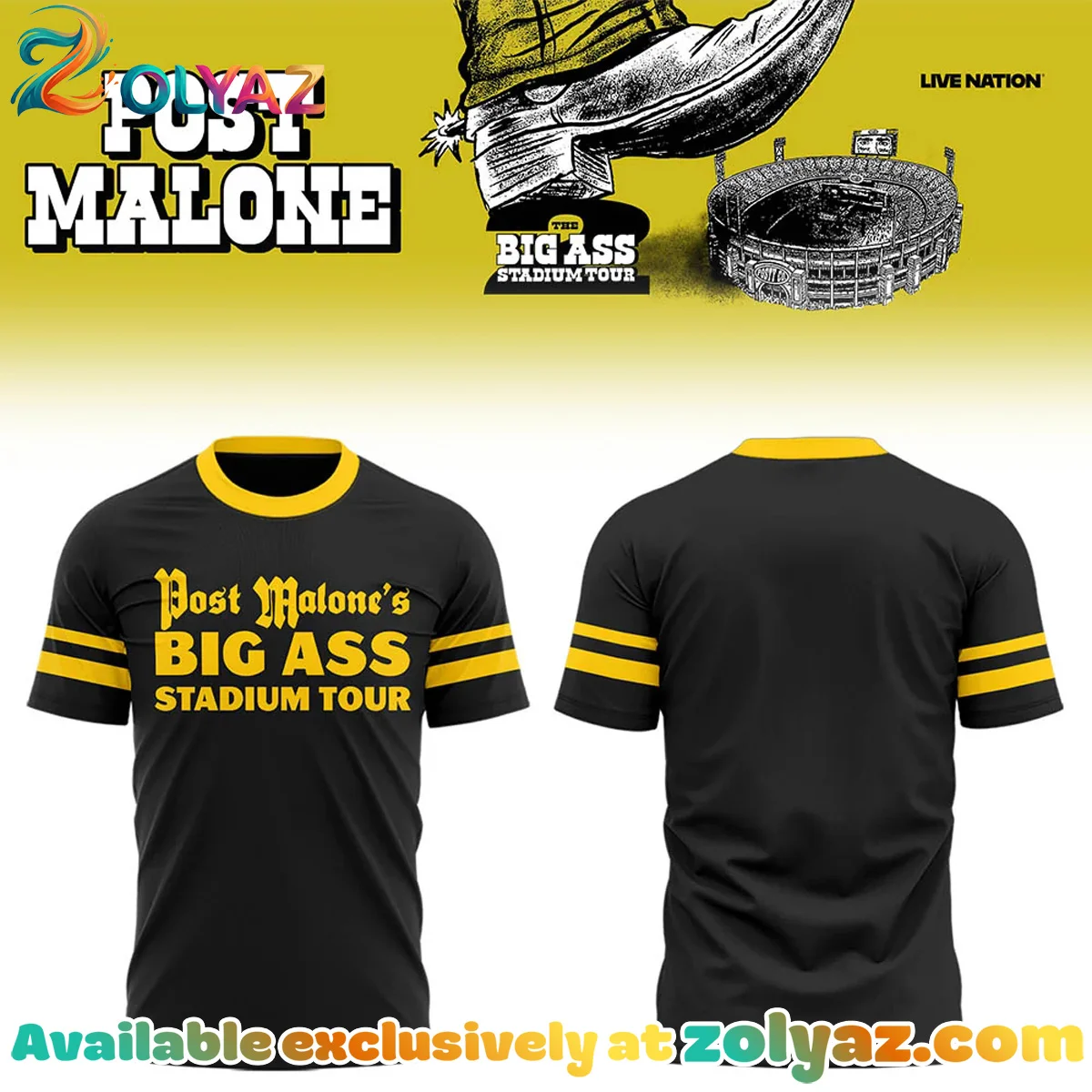 The Big Ass Stadium Tour Shirt & Hoodie (Design 13)