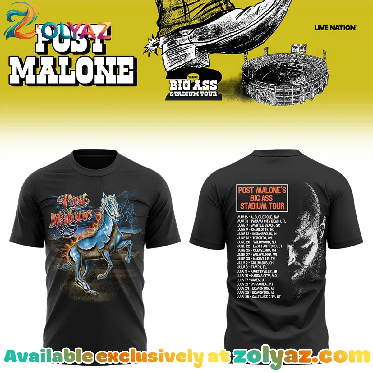 The BIG ASS Stadium Tour T-Shirt & Hoodie [Drop 9]