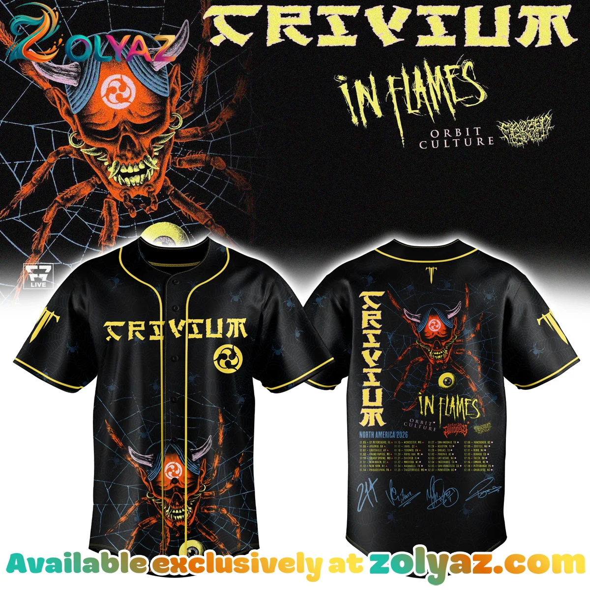 Trivium The Crown In The Grave Tour Jersey [Batch 4]