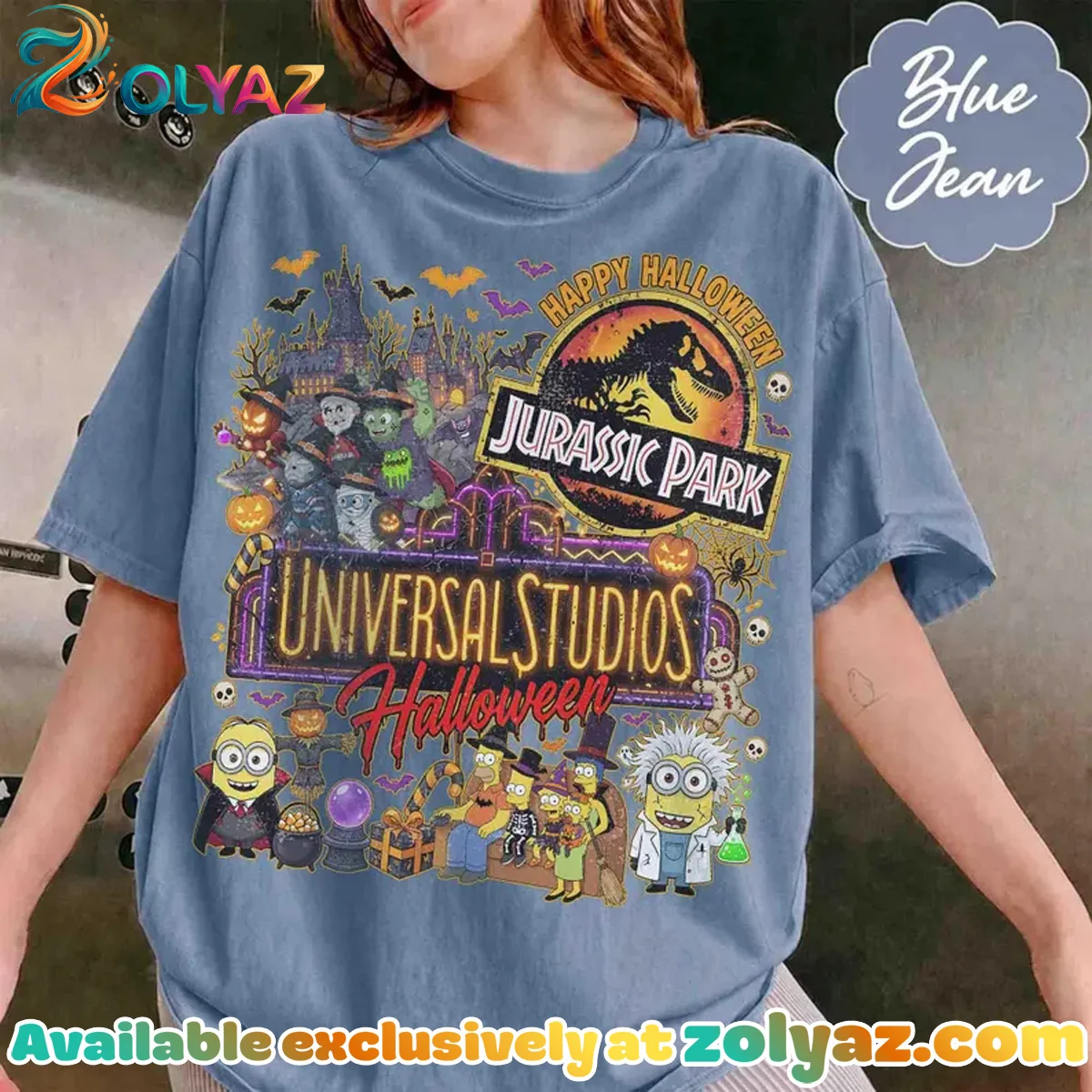 Universal Studios Halloween Shirt & Hoodie - Variant 1 Universal Studios Halloween Shirt & Hoodie - Variant 1