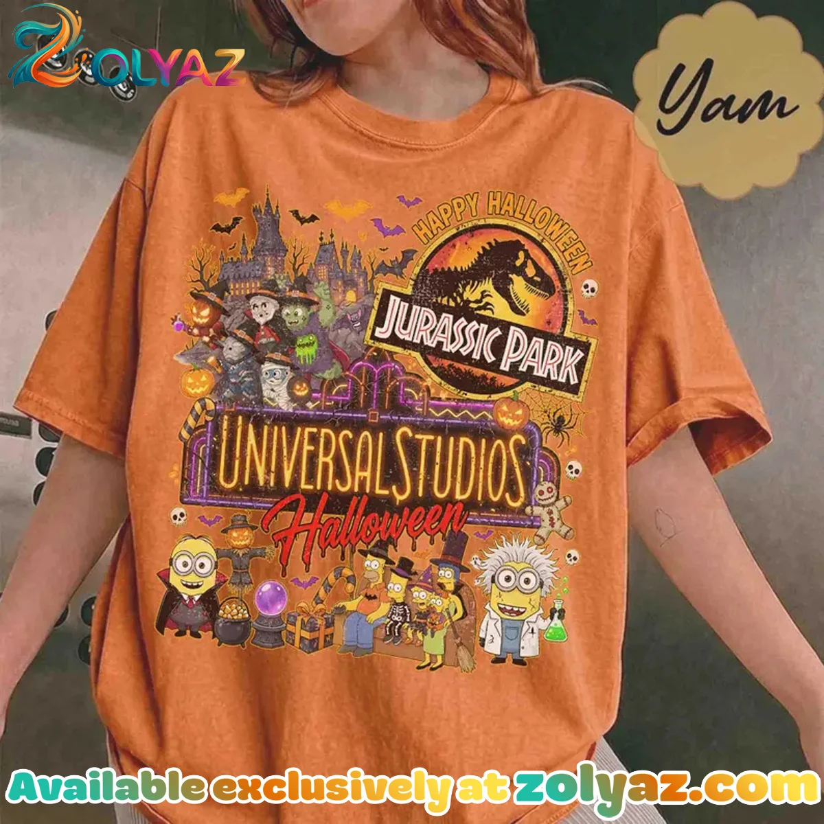 Universal Studios Halloween Shirt & Hoodie - Variant 1 Universal Studios Halloween Shirt & Hoodie - Variant 1