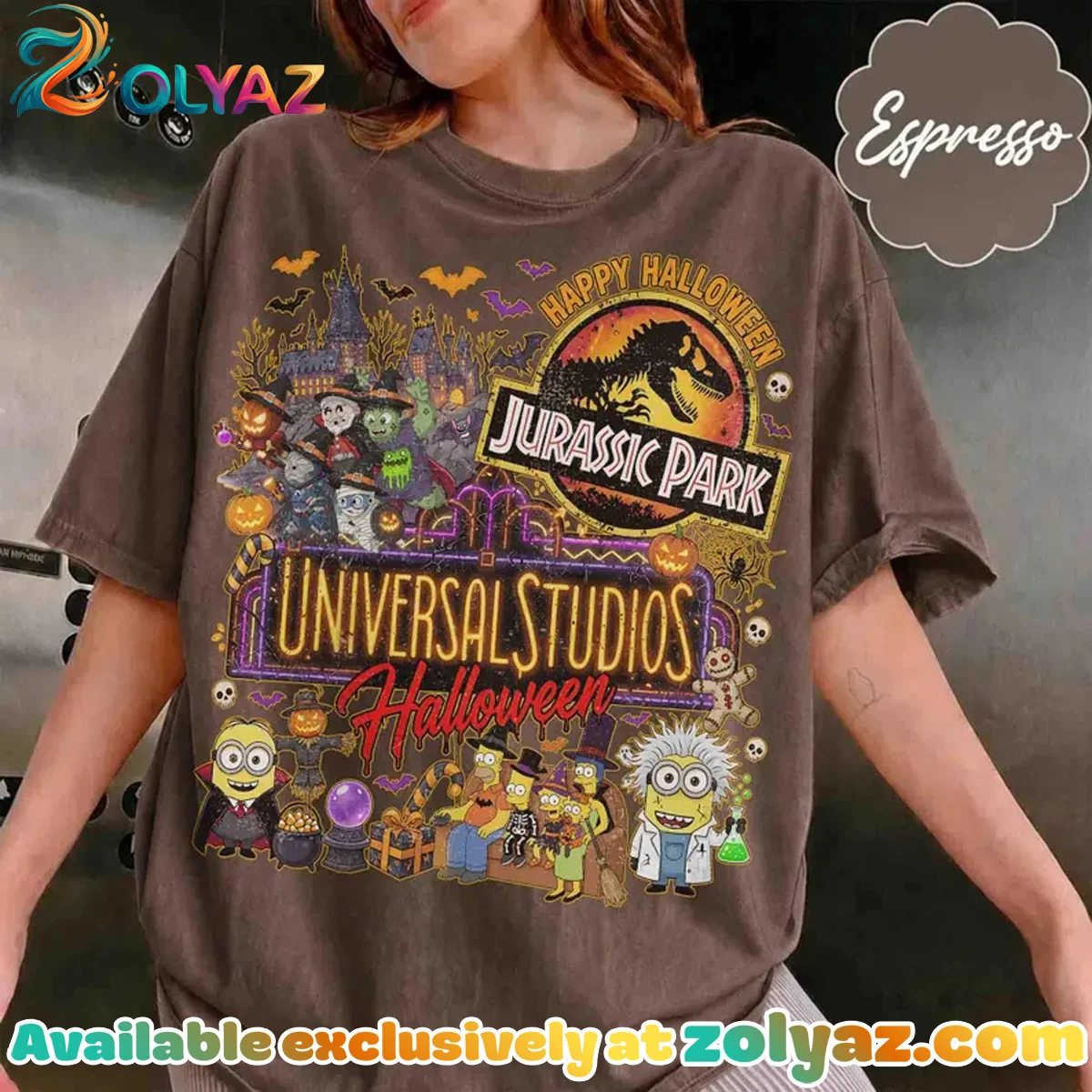 Universal Studios Halloween Shirt & Hoodie - Variant 1 Universal Studios Halloween Shirt & Hoodie - Variant 1