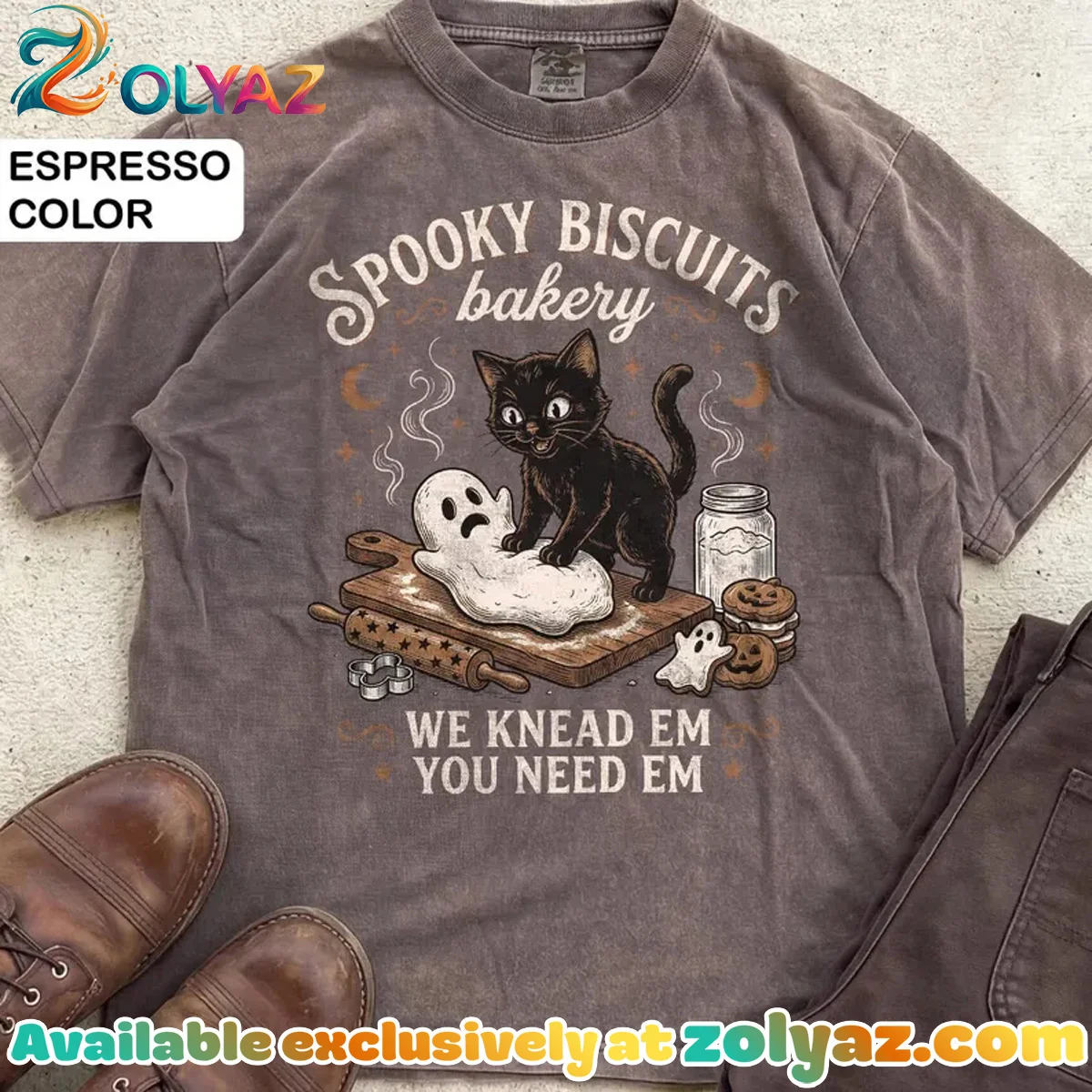 Spooky Baking Cat Shirt & Hoodie Spooky Baking Cat Shirt & Hoodie