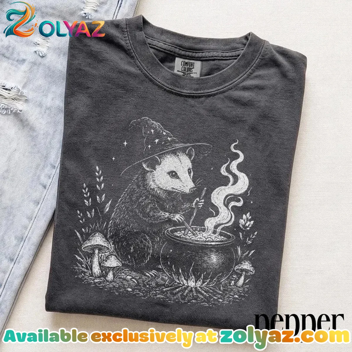 Witch Opossum T-Shirt & Hoodie