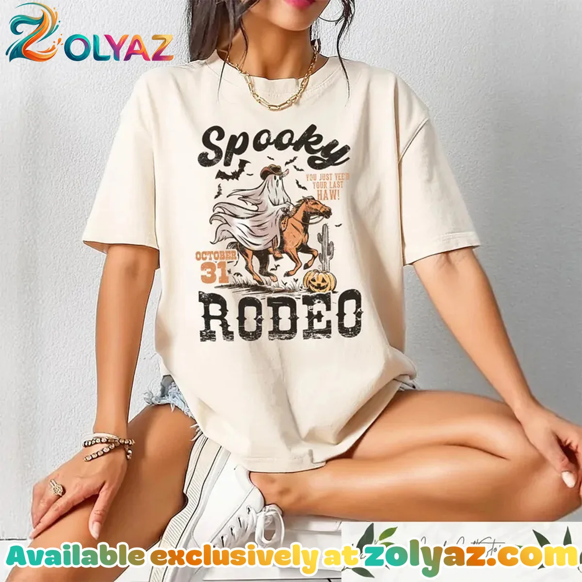 Spooky Rodeo Cowgirl T-Shirt & Hoodie Spooky Rodeo Cowgirl T-Shirt & Hoodie