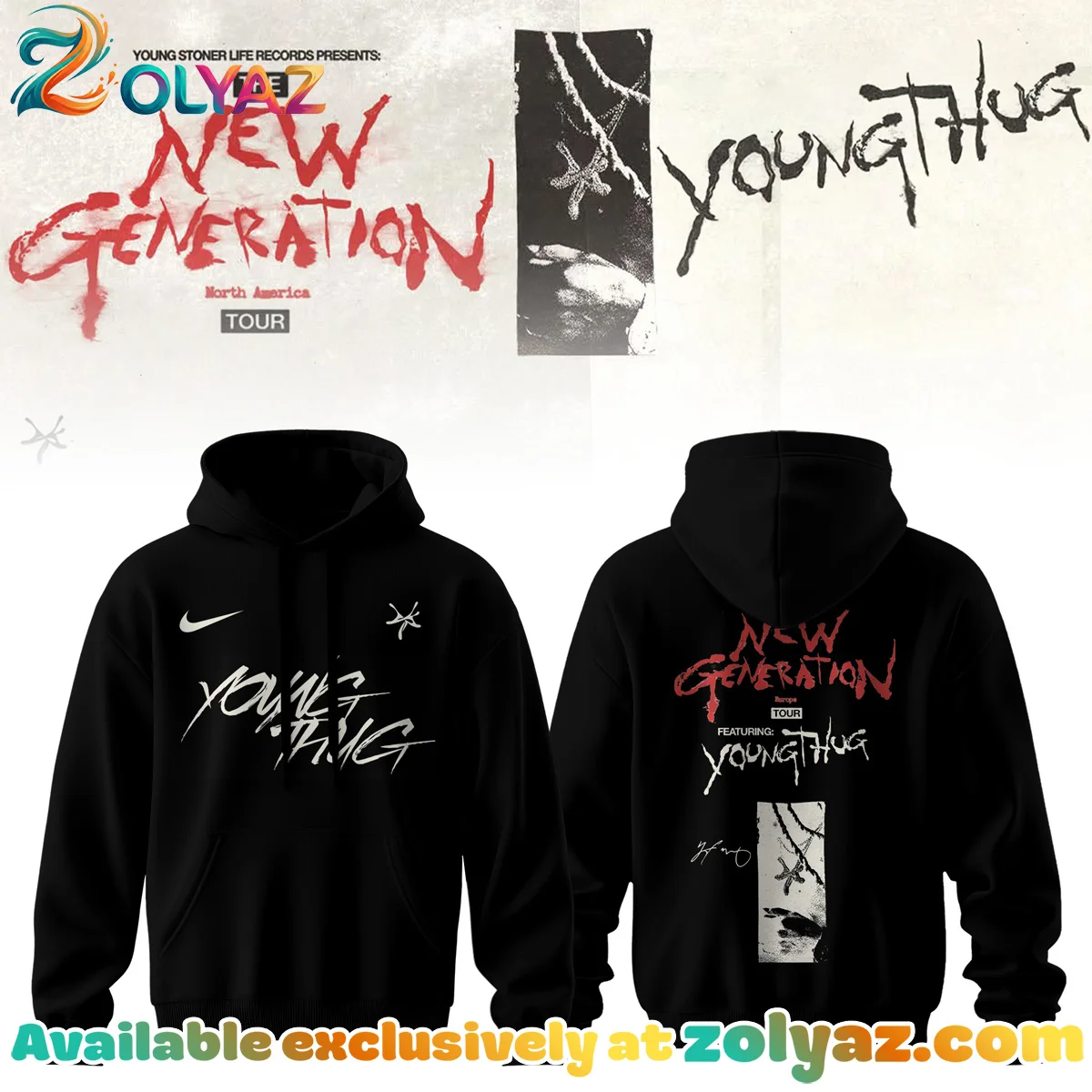 Young Thug The New Generation Tour Shirt & Hoodie (Release 1)