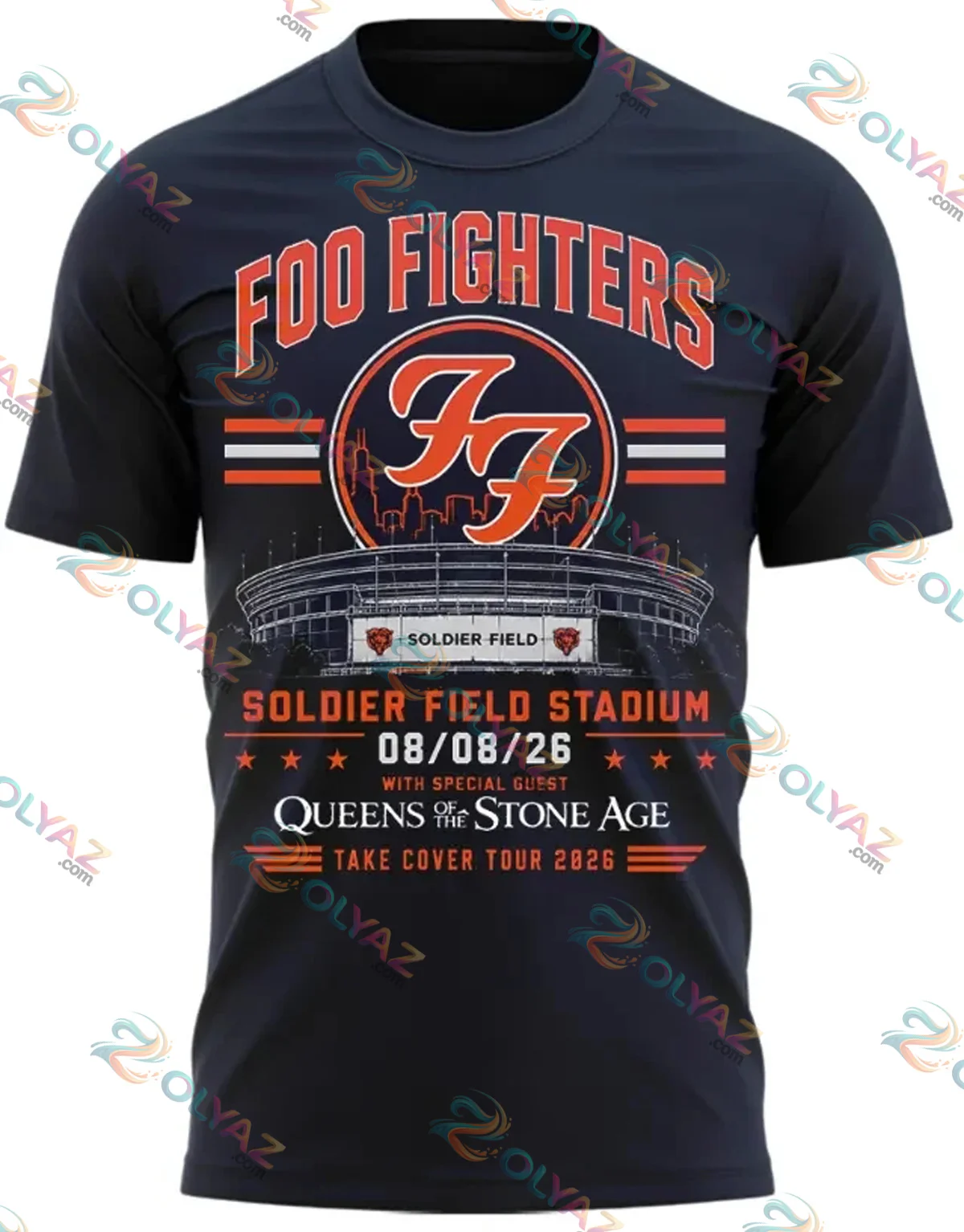 Foo Fighters x Soldier Field Take Cover Tour Shirt & Hoodie Foo Fighters x Soldier Field Take Cover Tour Shirt & Hoodie