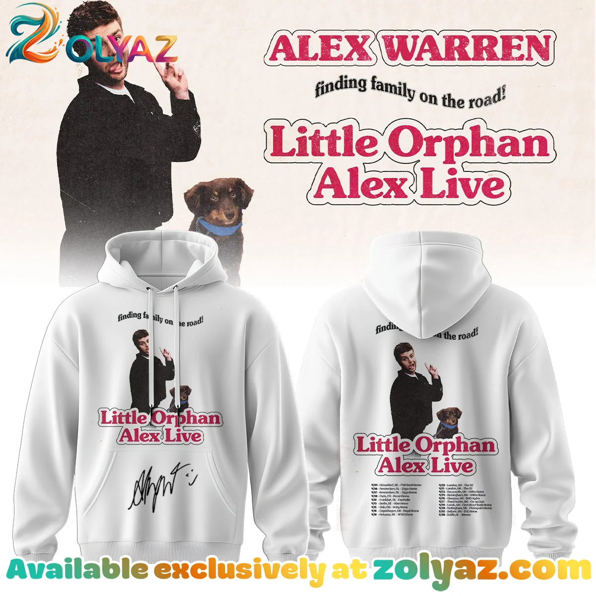 Alex Warren Little Orphan Alex Shirt & Hoodie (Style 3)