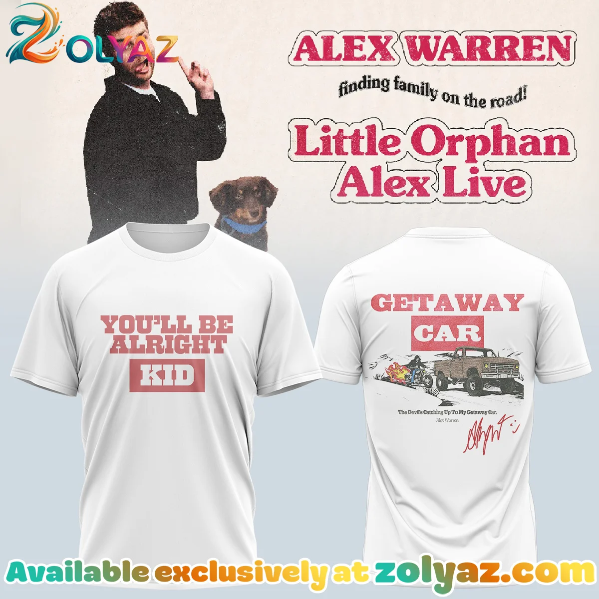 Alex Warren Little Orphan Alex Shirt & Hoodie [Drop 14]