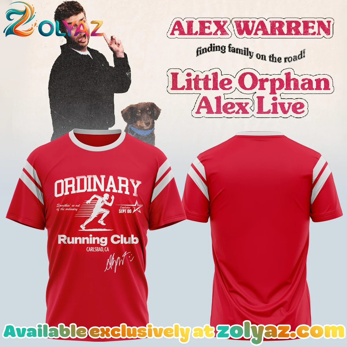 Alex Warren Little Orphan Alex T-Shirt & Hoodie (Release 17)