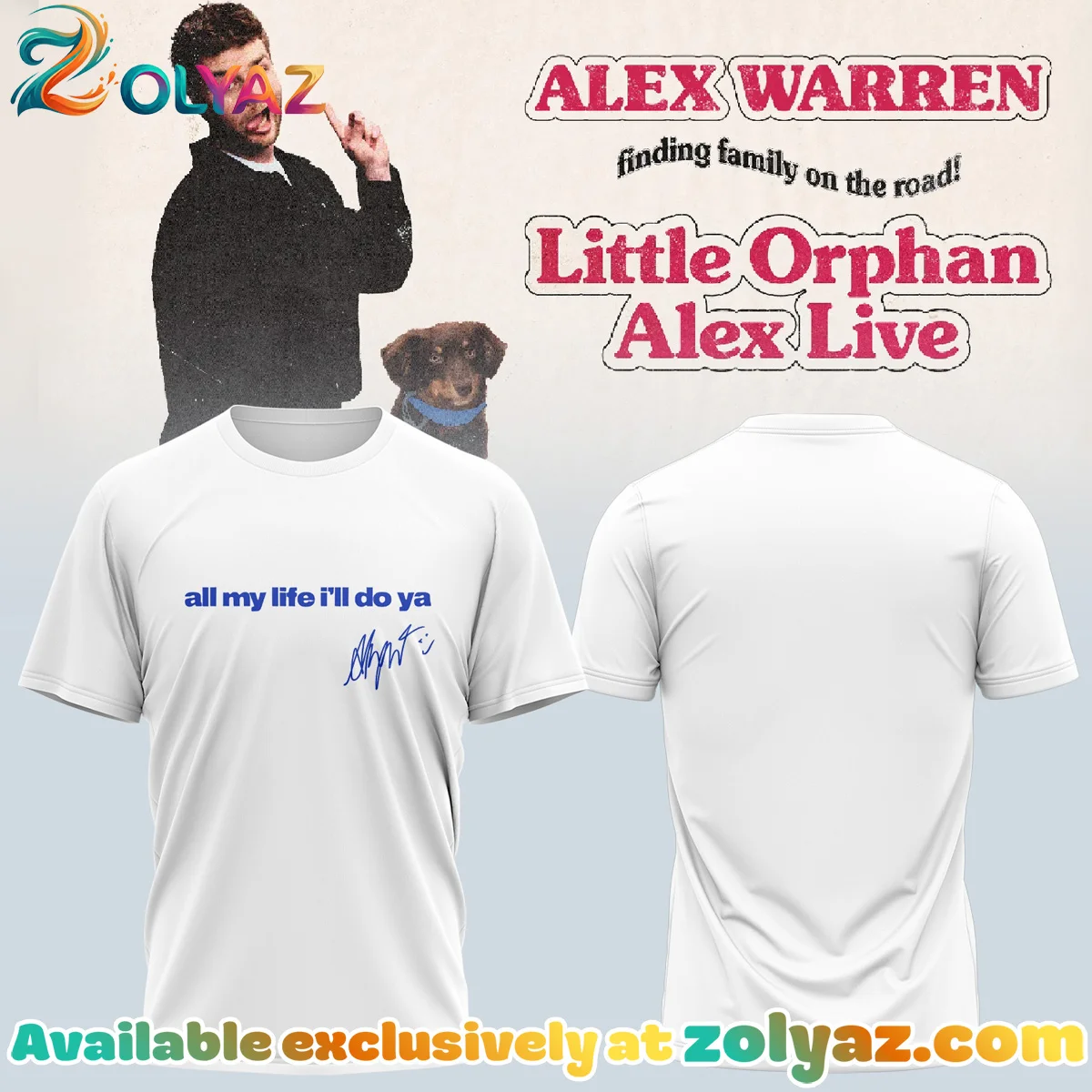 Alex Warren Little Orphan Alex T-Shirt & Hoodie - Series 16